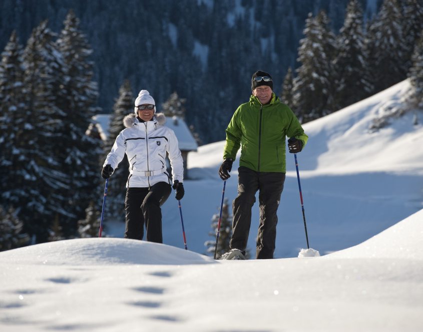 Golm Schneeschuhwandern