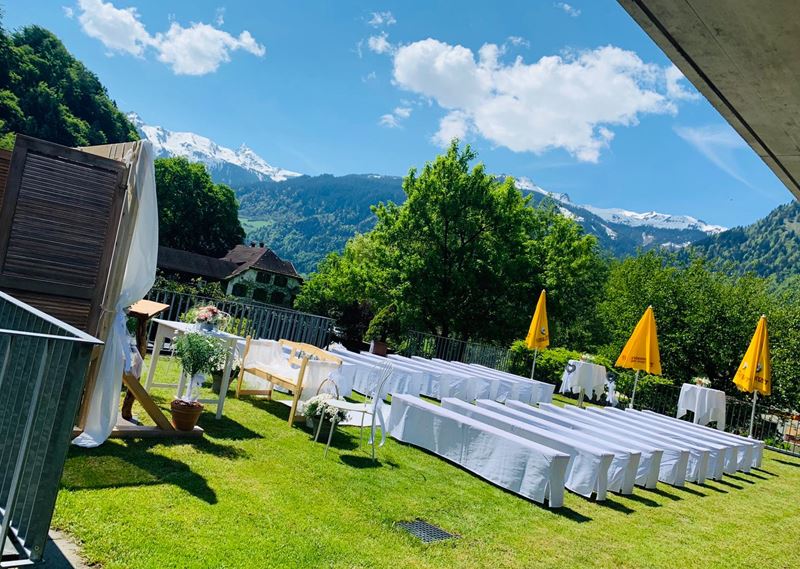 Hochzeit im Garten