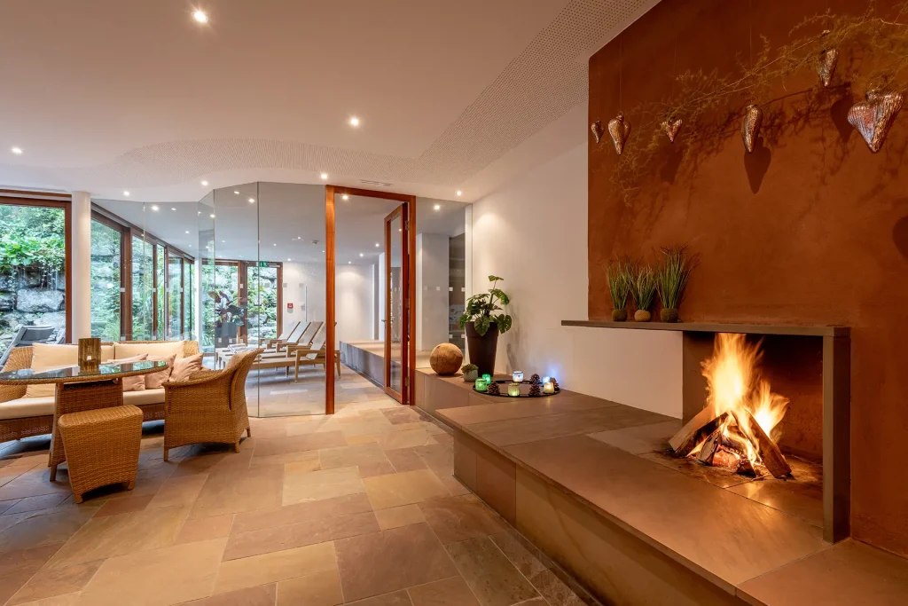 Wellness mit Kamin