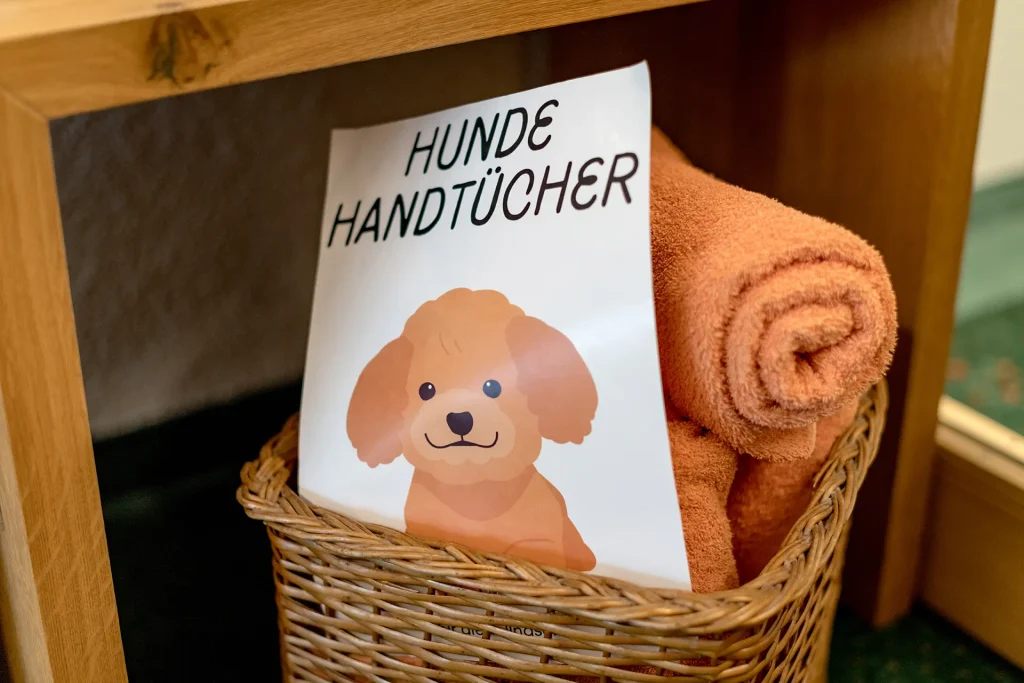 Dog towels Hotel Adler