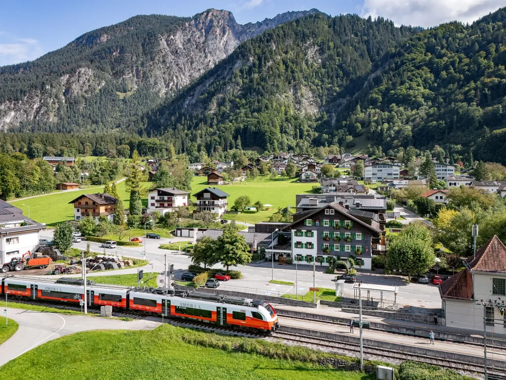 Anreise mit der Bahn ins Montafon